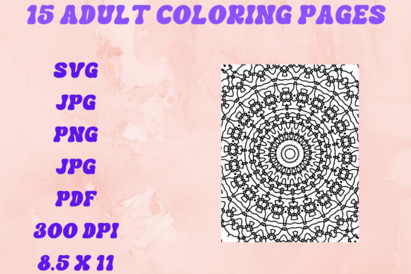 15 Mandala Coloring Page Bundle: A Stitcher’s Honest Review