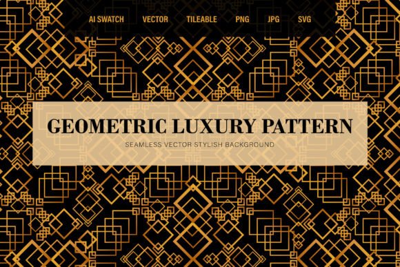 Geometric Luxury Seamless Pattern: Graphics & Patterns Review