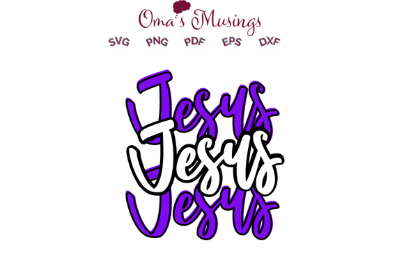 Jesus SVG – Clean, Reverent, Ready for Real Embroidery