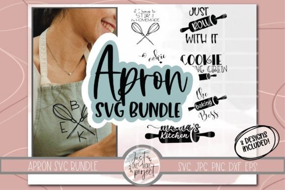 Kitchen Apron SVG Bundle: Graphics for Crafts