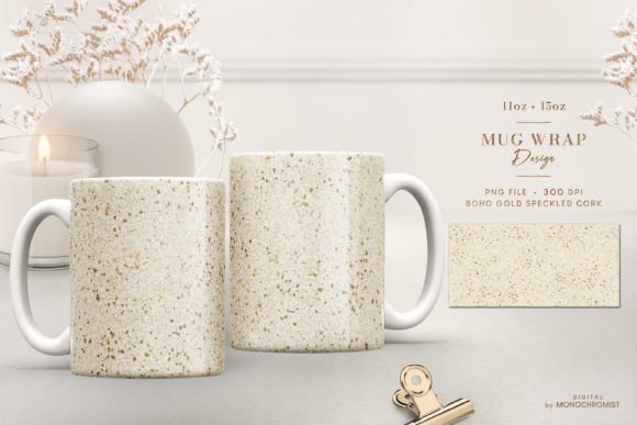 Mug Sublimation Oat Beige Gold Cork: Graphics & Print Review
