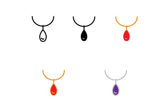 Neclace Icon Graphics: Icons for Handmade Crafting
