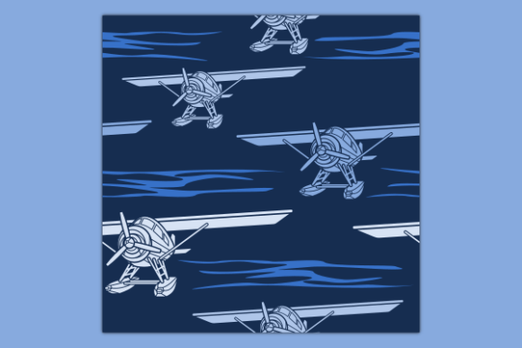 Pontoon Plane Pattern: Graphics for Savvy Sellers