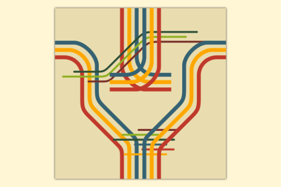 Retro Rainbow Stripes Soft Pattern: Graphics & Patterns Review