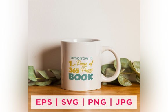 Tomorrow is 1st Page of 365 Pages Book for Crafts & Graphics