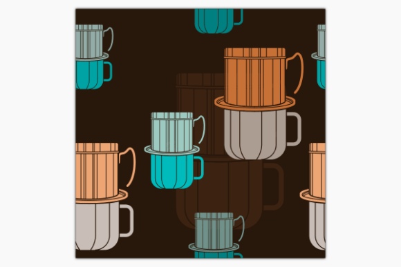 Vietnamese Drip Coffee Dark Pattern Graphics Review