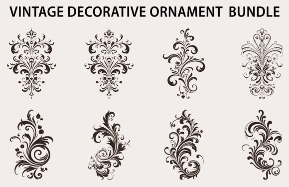 Vintage Design Elements for Graphics & Crafts Brands