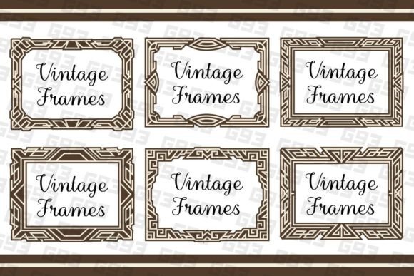 Vintage Frames Graphics & Backgrounds