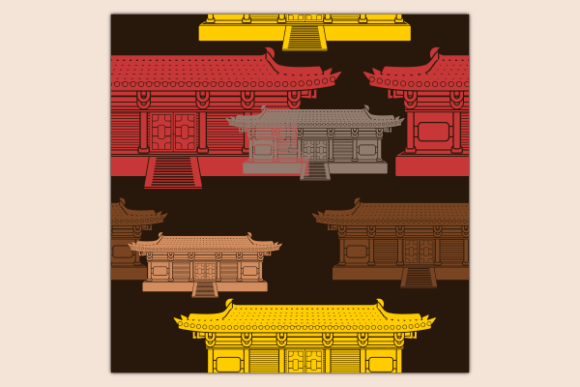 Wide Chinese Building Dark Pattern: Patterns & Graphics Review